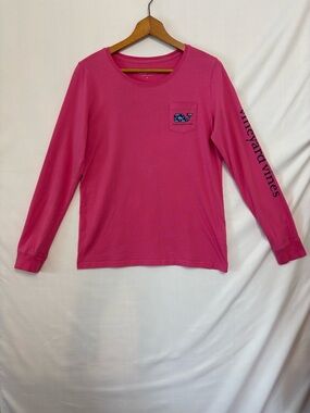 VINEYARD VINES Pink Long Sleeve T-Shirt Size Small